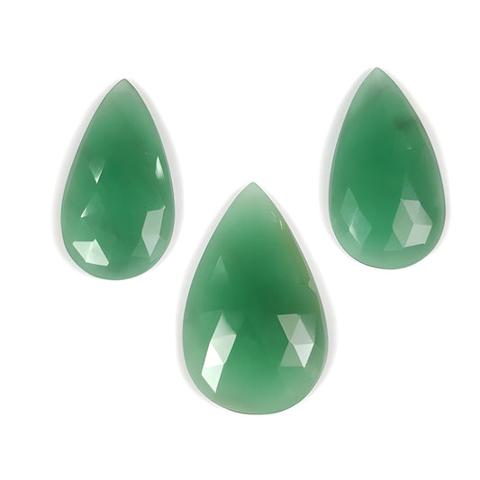 Quartzite Pear Shape Rose Cut Slices