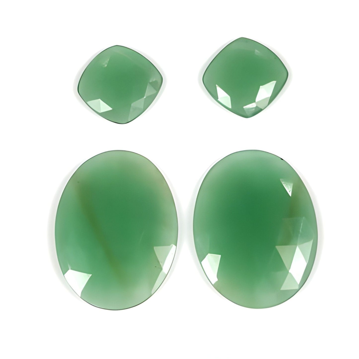 Quartzite Oval, Cushion Shape Rose Cut