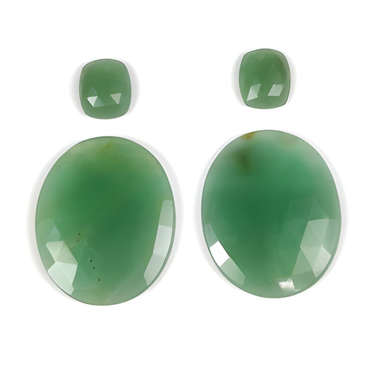 Quartzite Oval, Cushion Shape Rose Cut