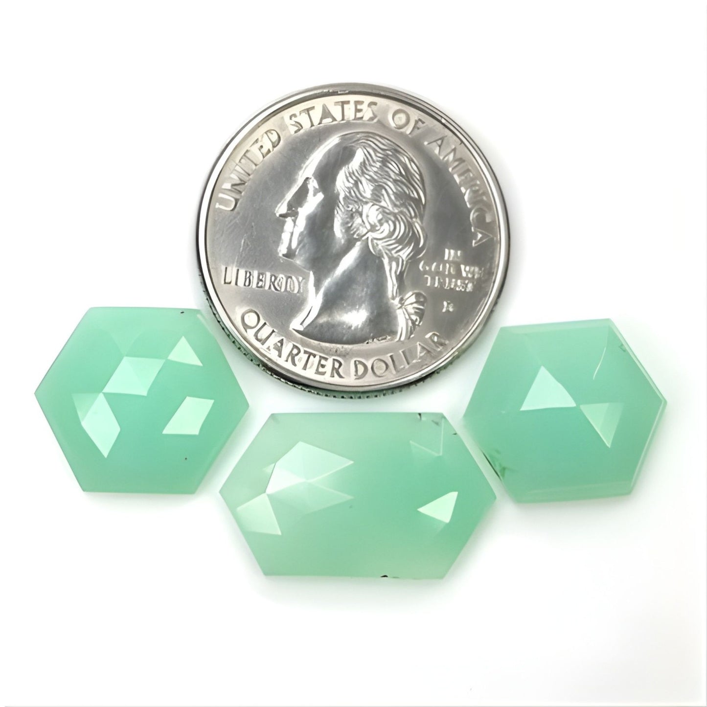 Chrysopras für Schmuck