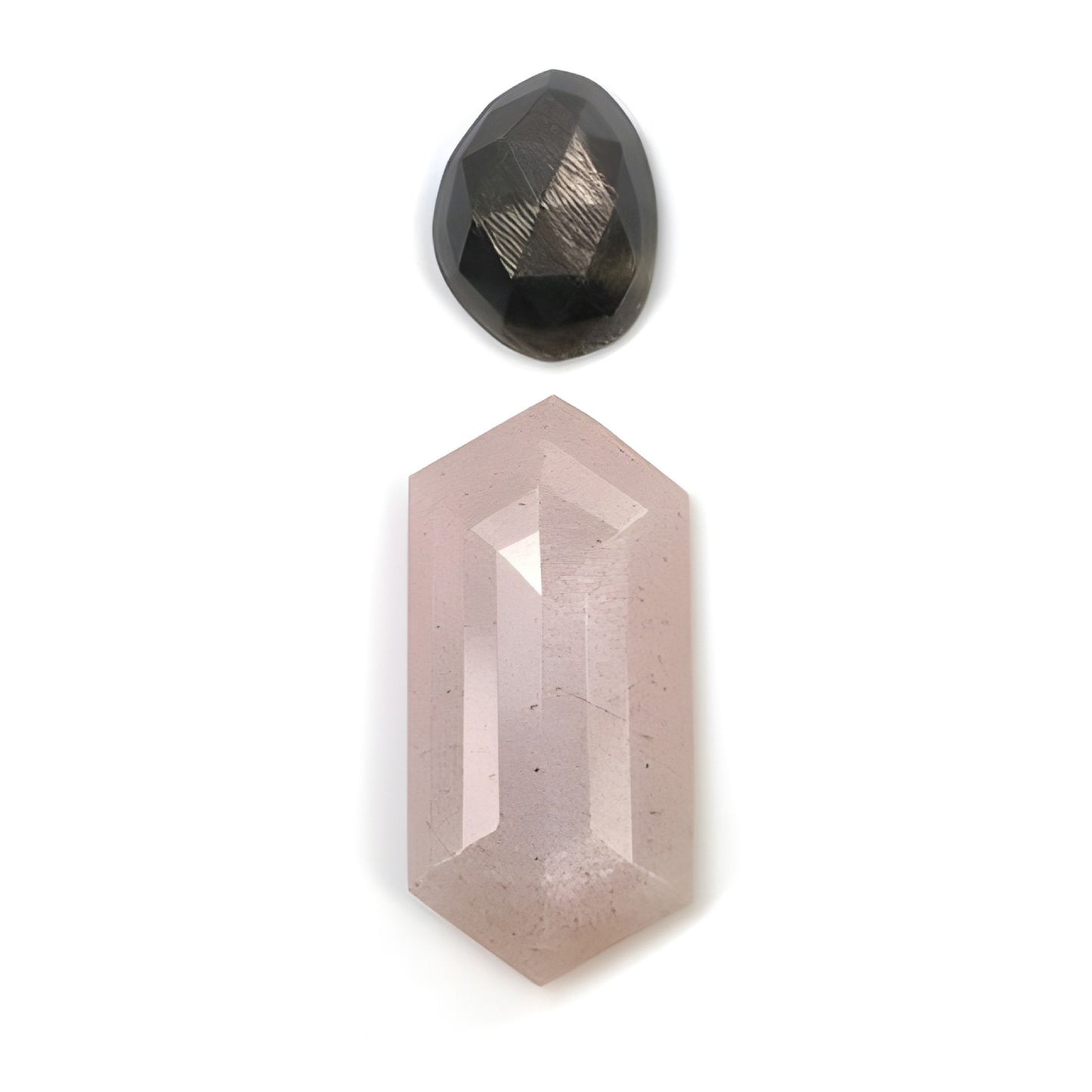 Moonstone Hexagon, Fancy Shape Faceted Cut