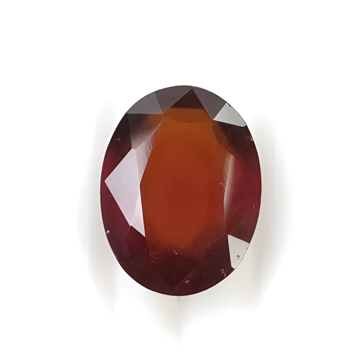 Hessonite Garnet Oval Shape Faceted cut