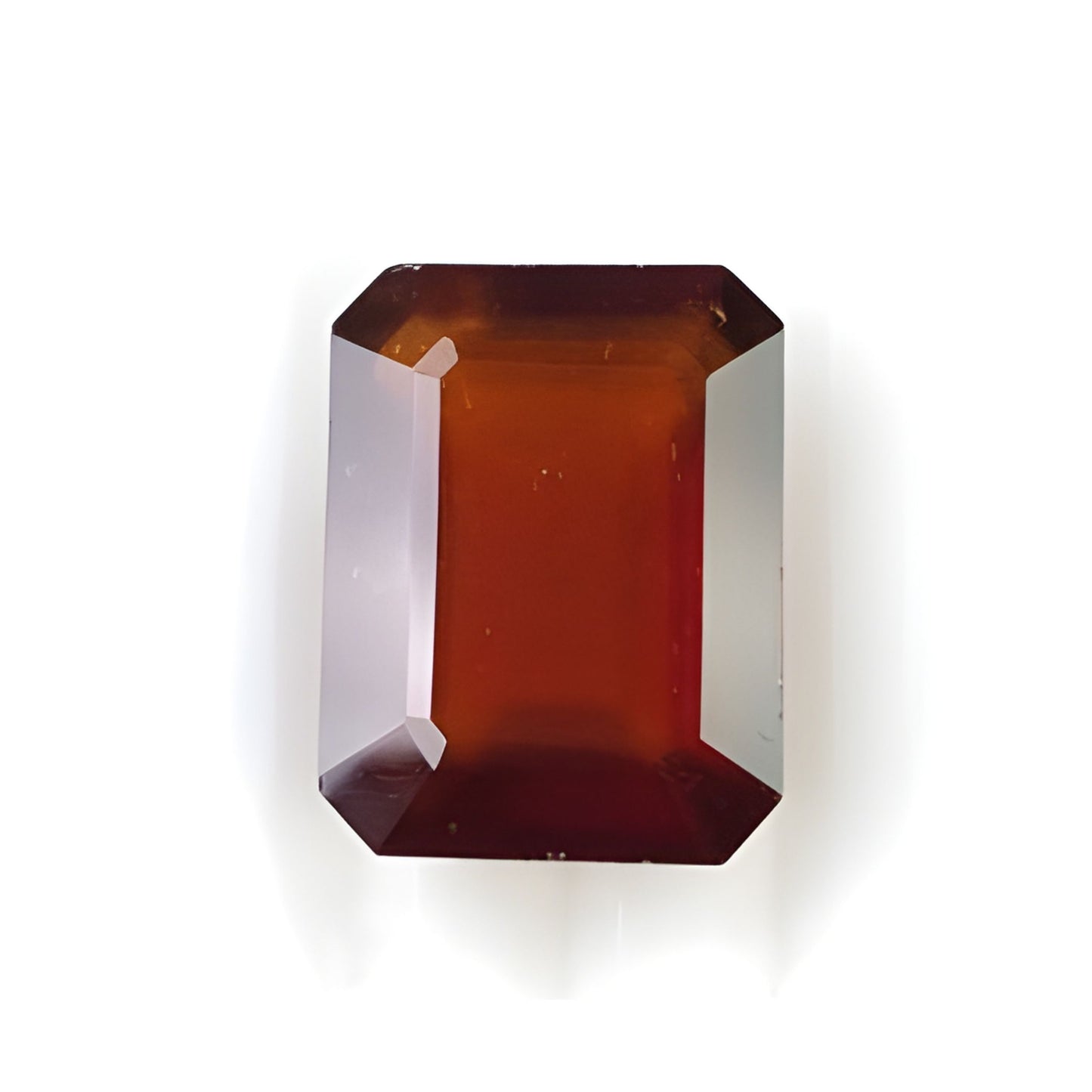 Hessonite Garnet Cushion Shape Faceted cut