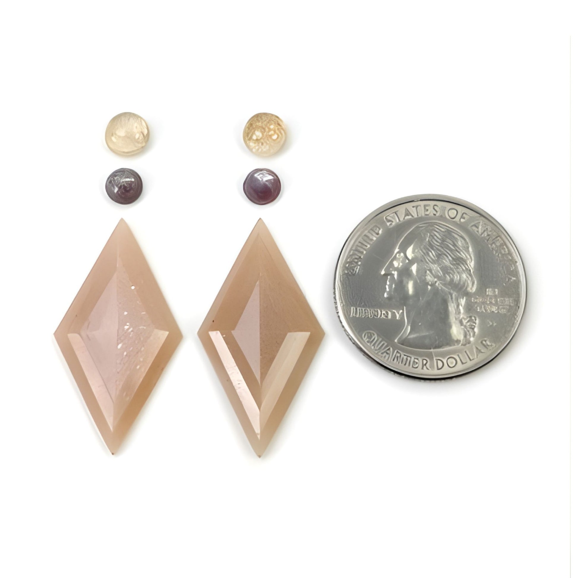 宝石用ムーンストーン、サファイア