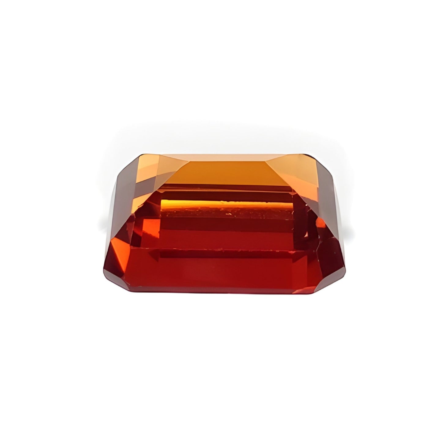 18.00cts Synthetic Manmade Yellow Corundum Gemstone Faceted Cut Cushion Shape