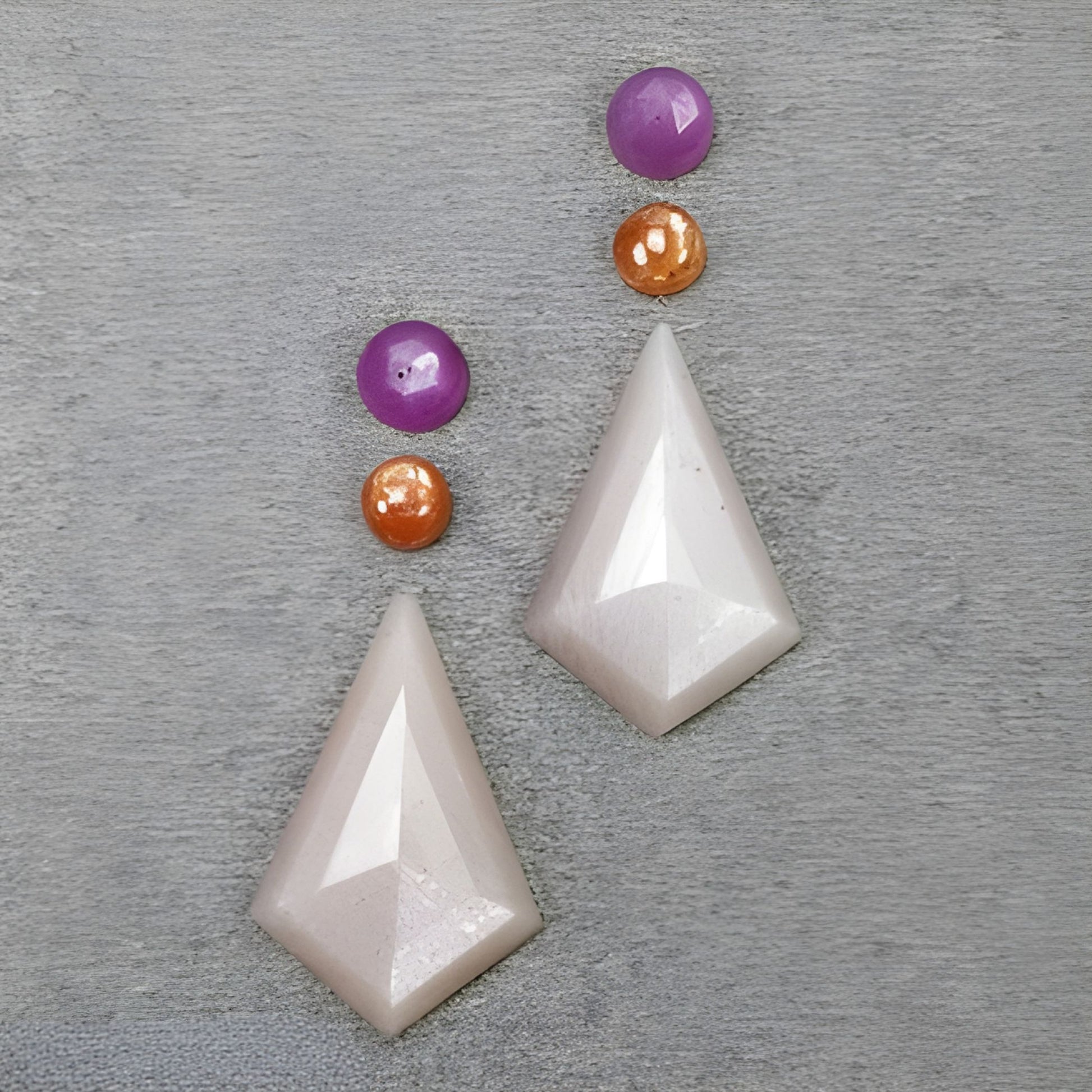 宝石用ムーンストーン、サファイア