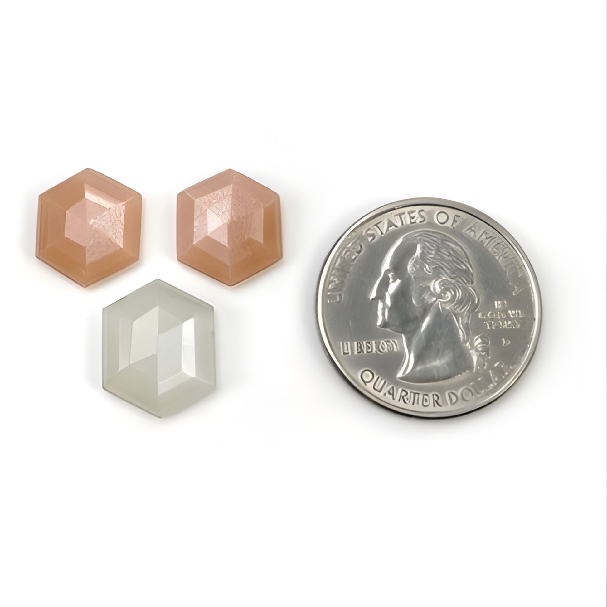 月光石天然未经处理的宝石