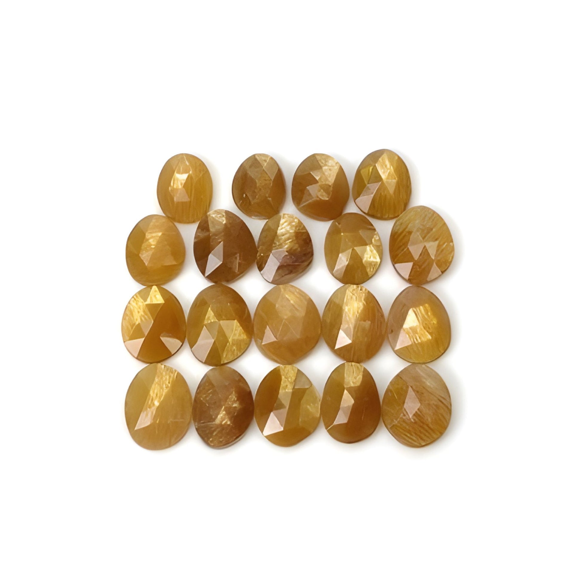 moonstone egg shape rose cut