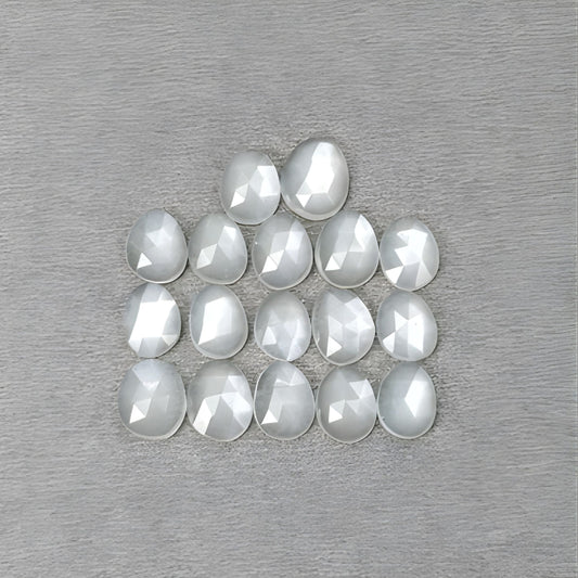 moonstone egg shape rose cut