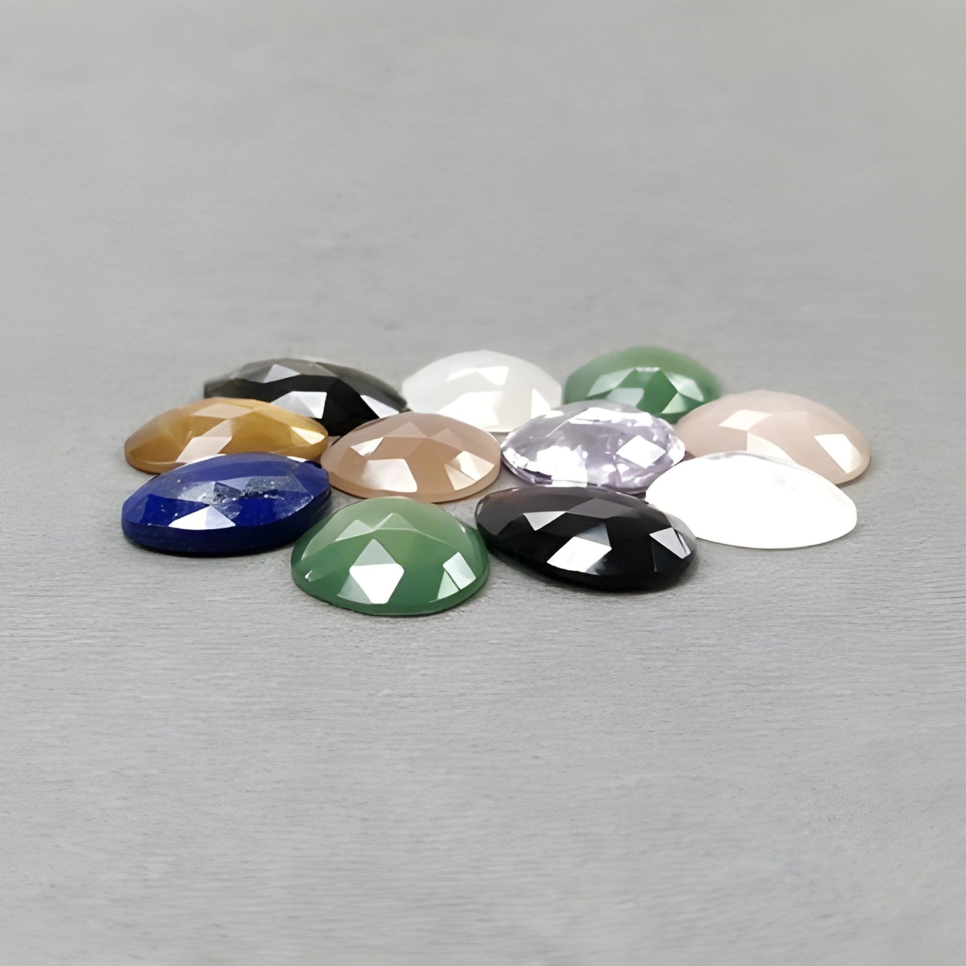 ジュエリー用の天然未処理の多色宝石