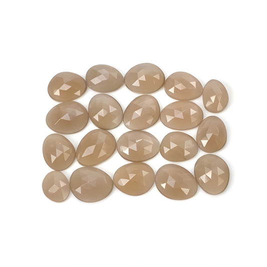 moonstone egg shape rose cut