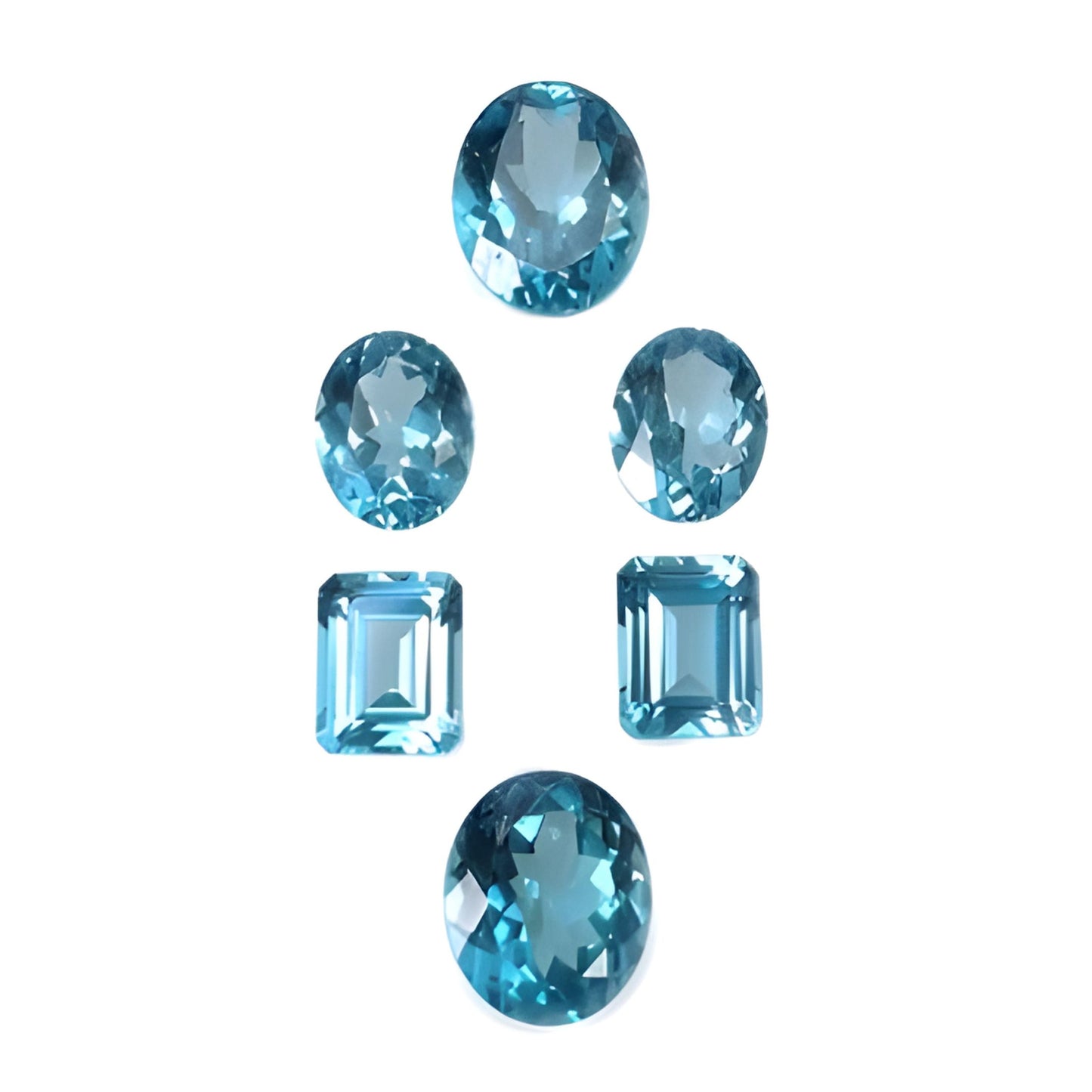 Nanosital Cushion, Oval Shape Faceted Cut