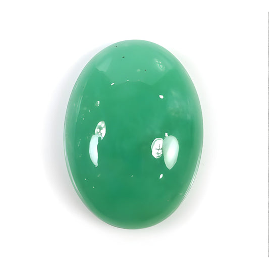 Chrysoprase Oval Shape Cabochon