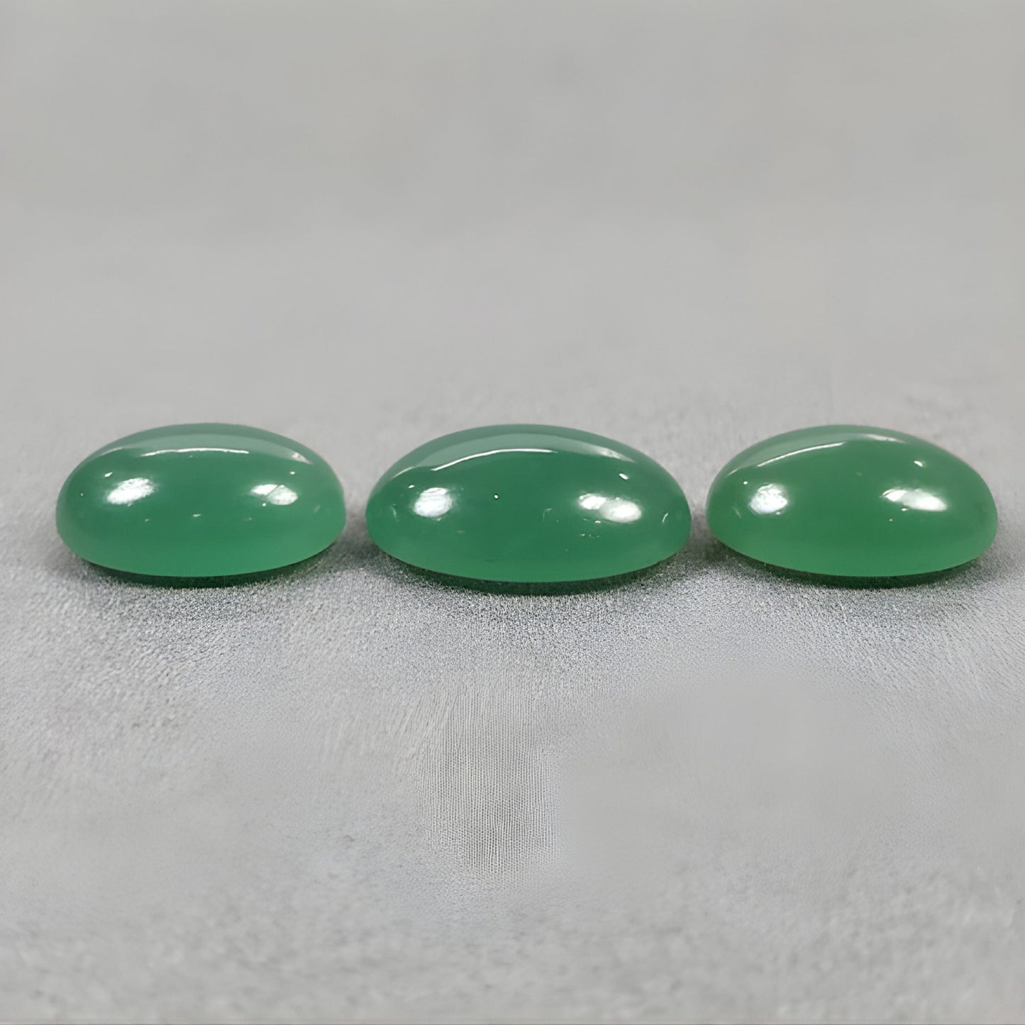 30.10cts Quartzite Gemstone Natural Untreated Cabochon Oval Shape 3pcs