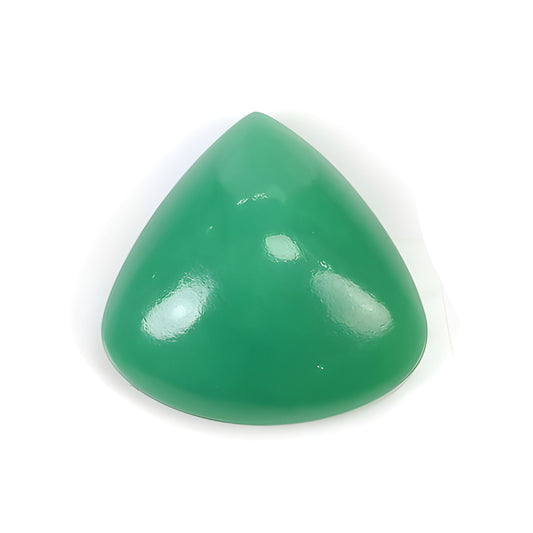 Chrysoprase cabochon gemstone