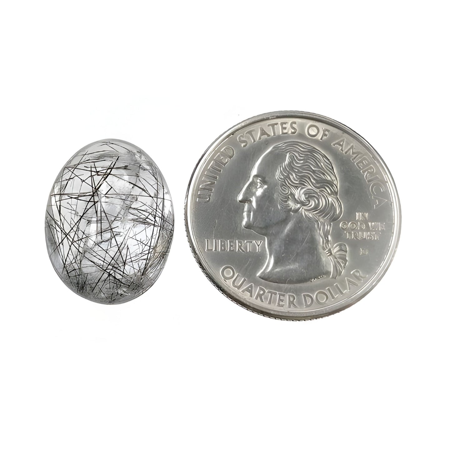 金红石石英天然未经处理的宝石