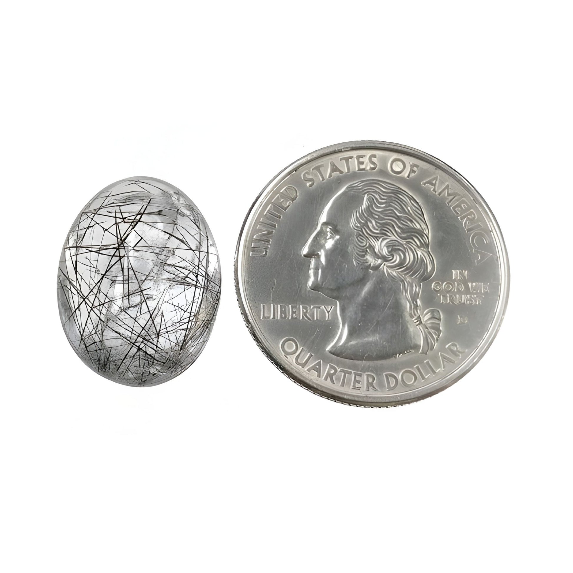 金红石石英天然未经处理的宝石