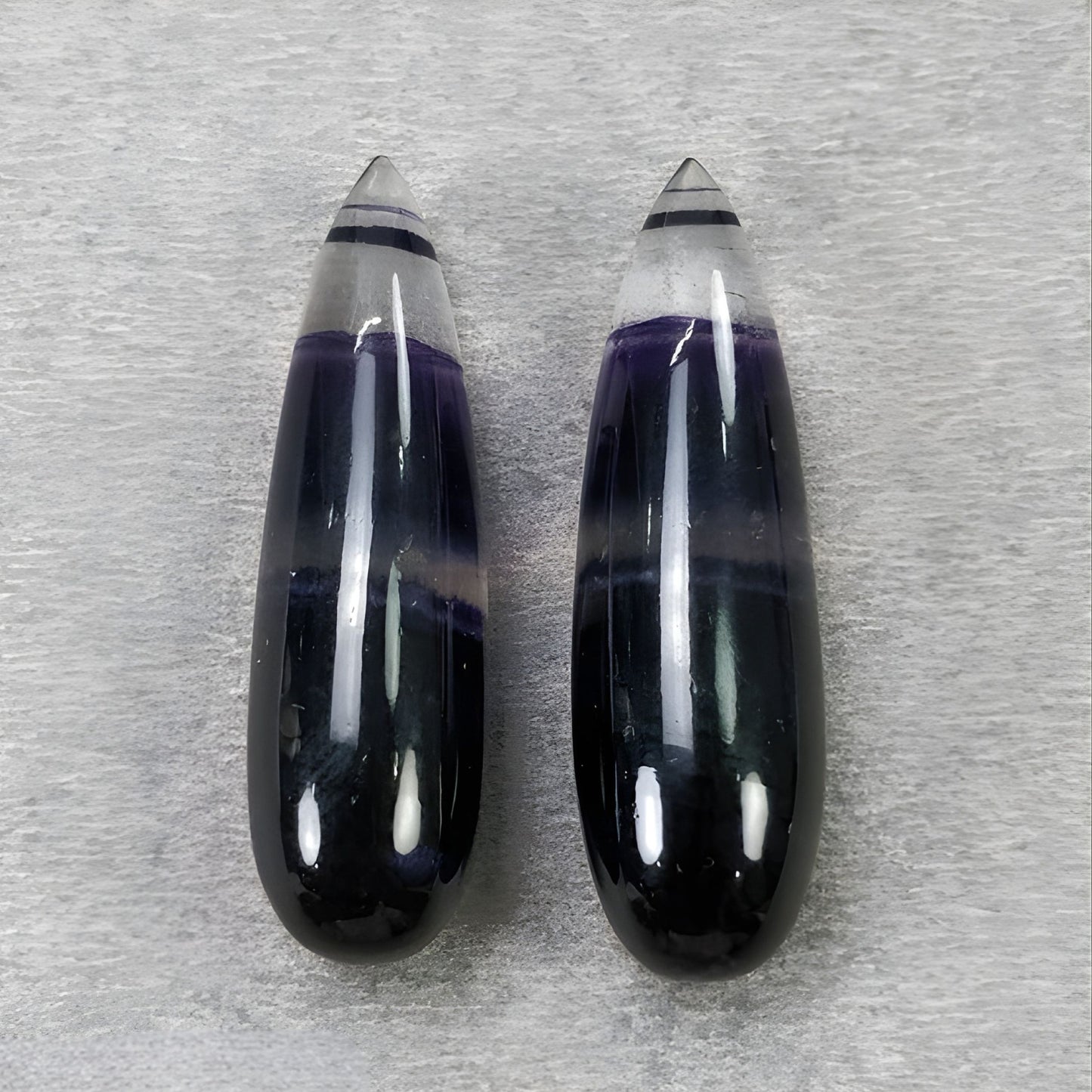 双色萤石，天然未处理