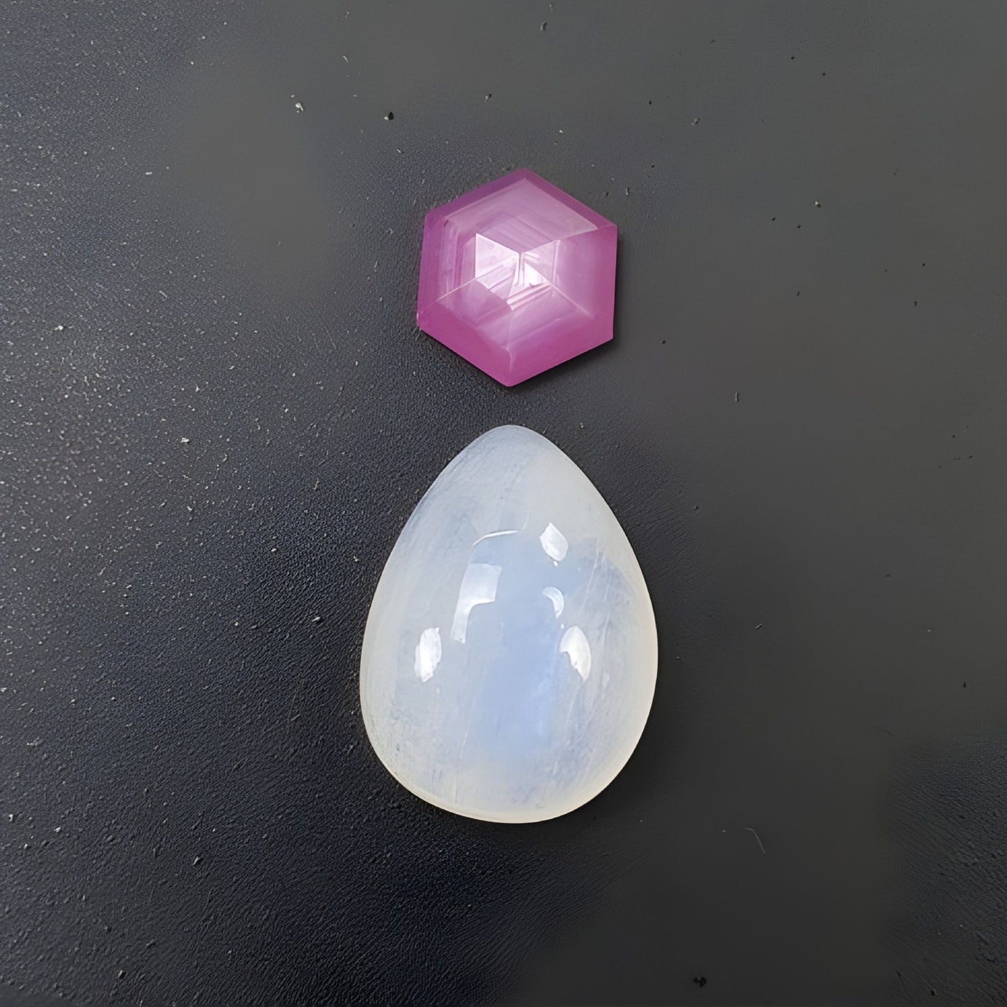 moonstone pear shape cabochon
