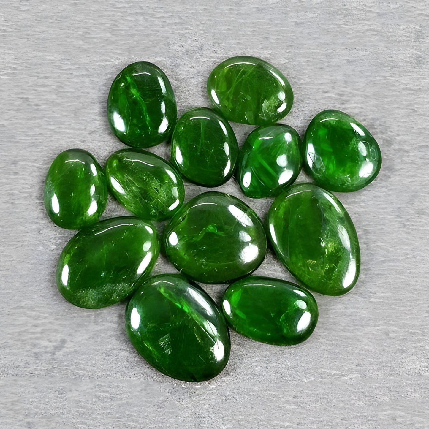 diópsido de cromo verde