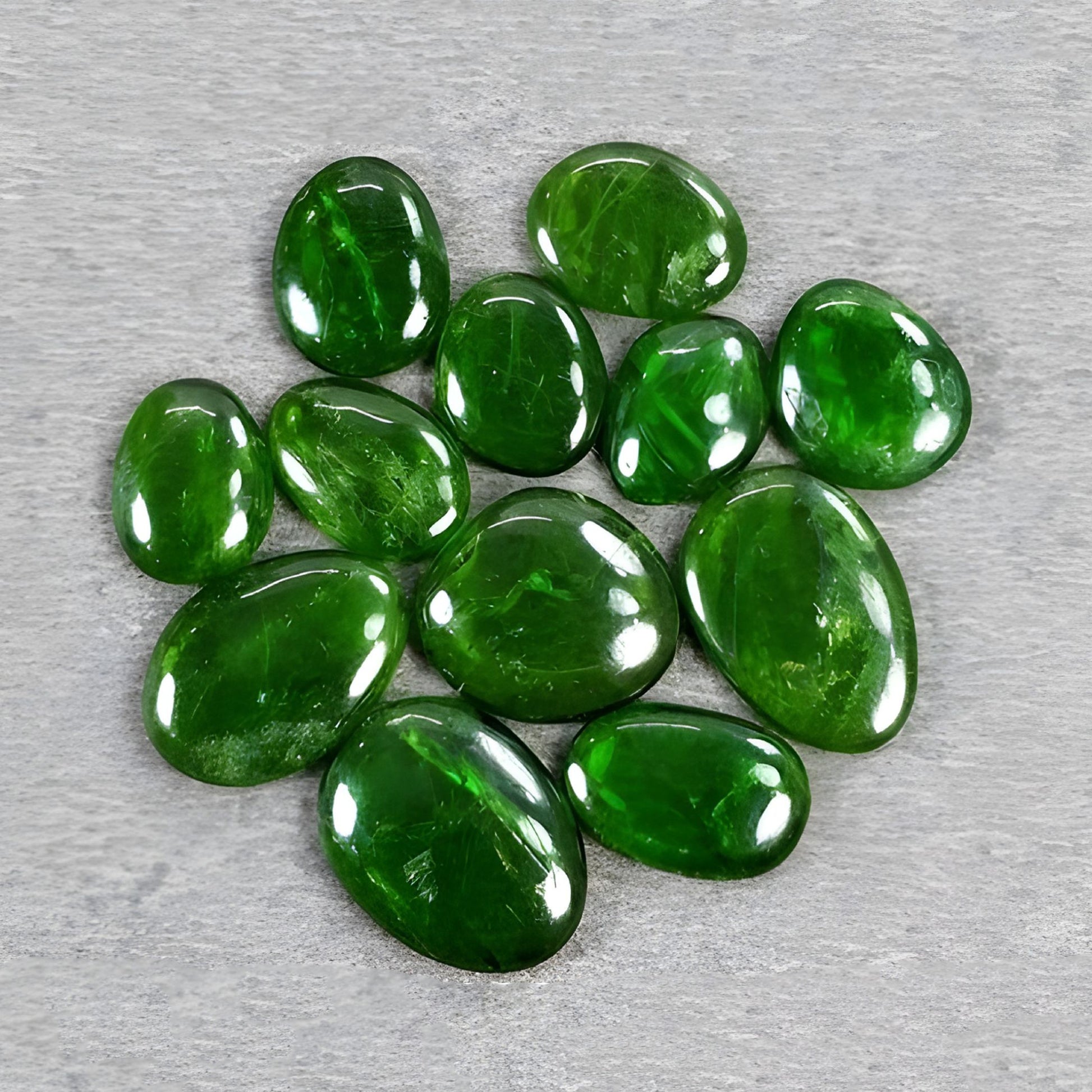 diópsido de cromo verde