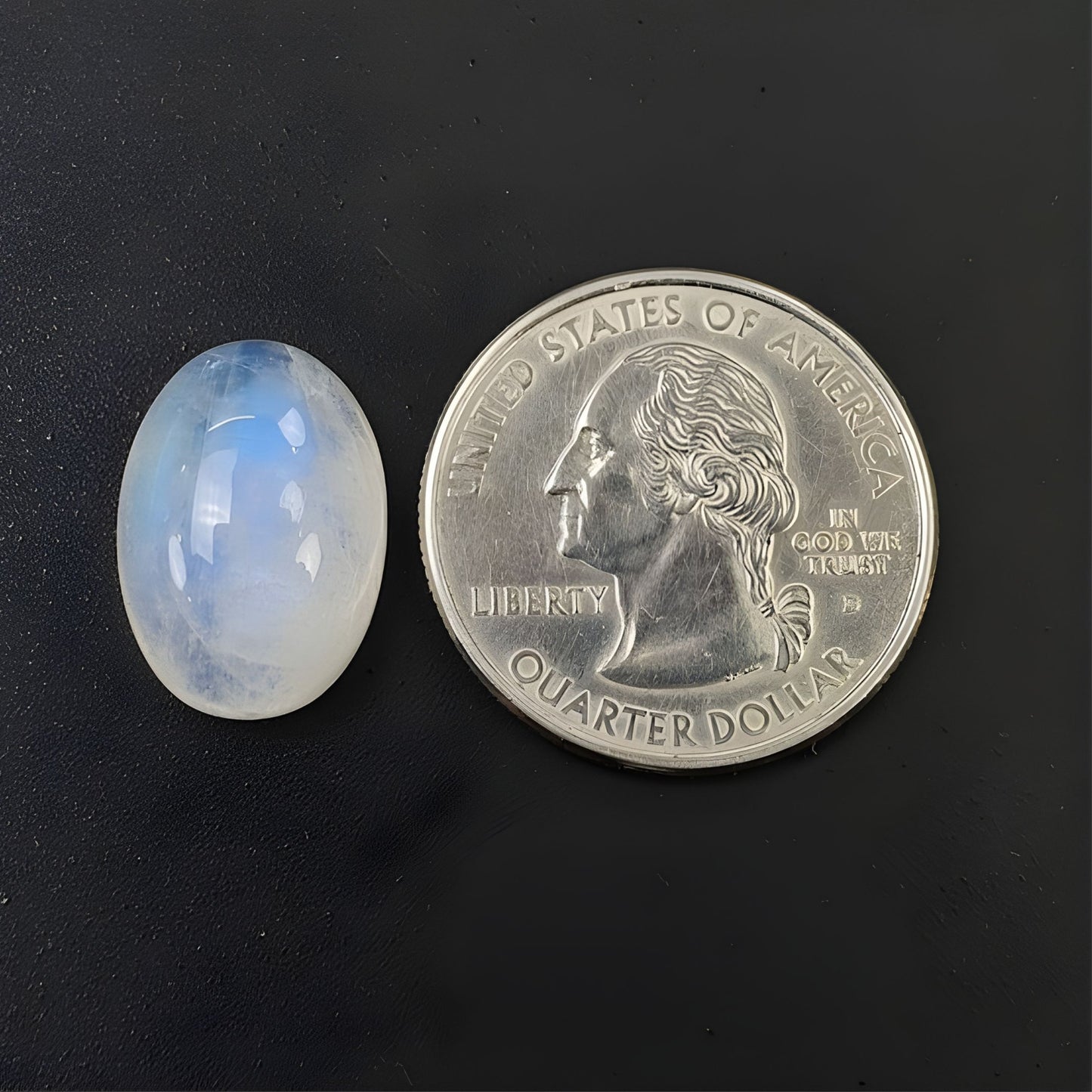 14.90cts Rainbow Moonstone Gemstone Natural Untreated Cabochon Oval Shape