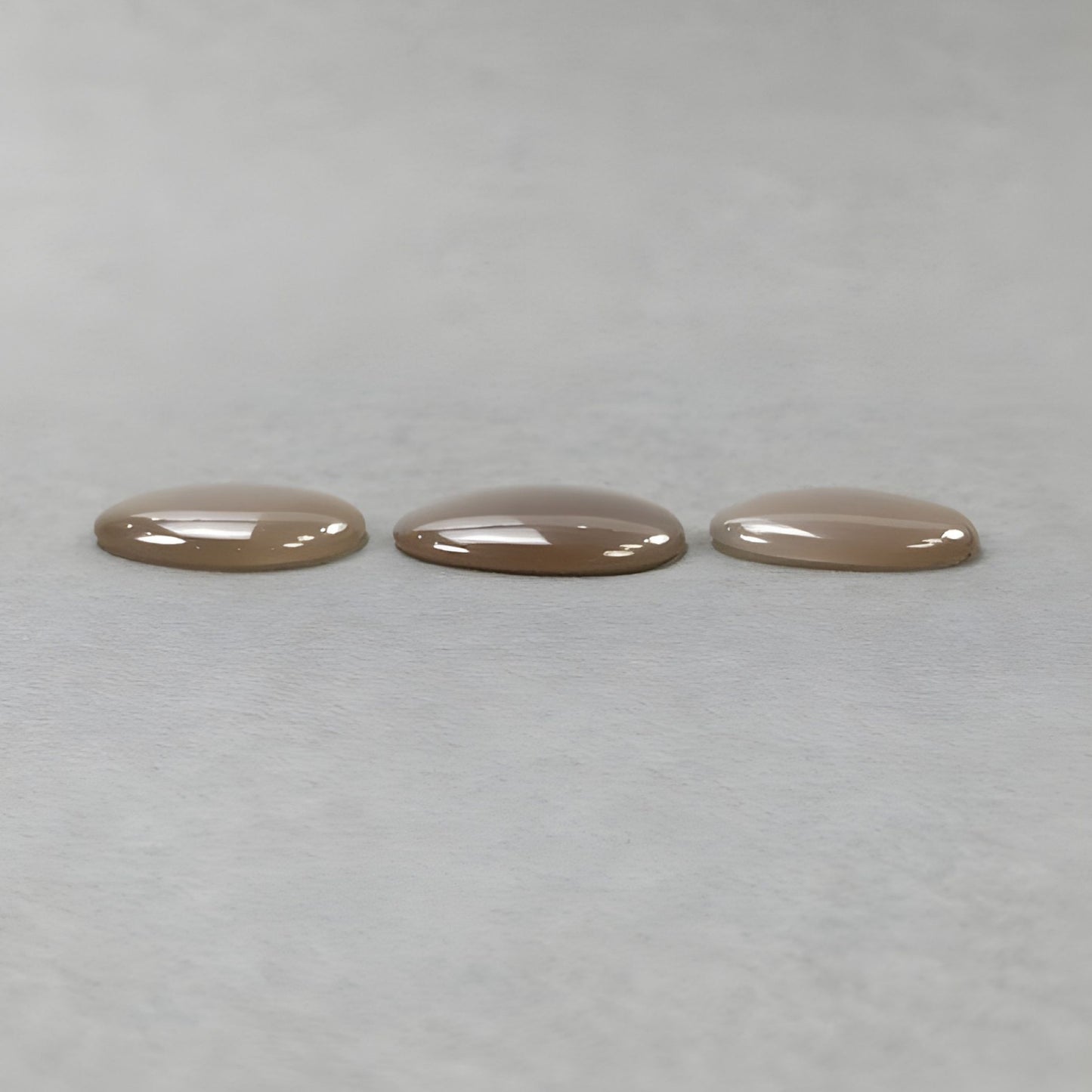 33.80cts Moonstone Gemstone Natural Untreated Cabochon Egg Shape 3pcs