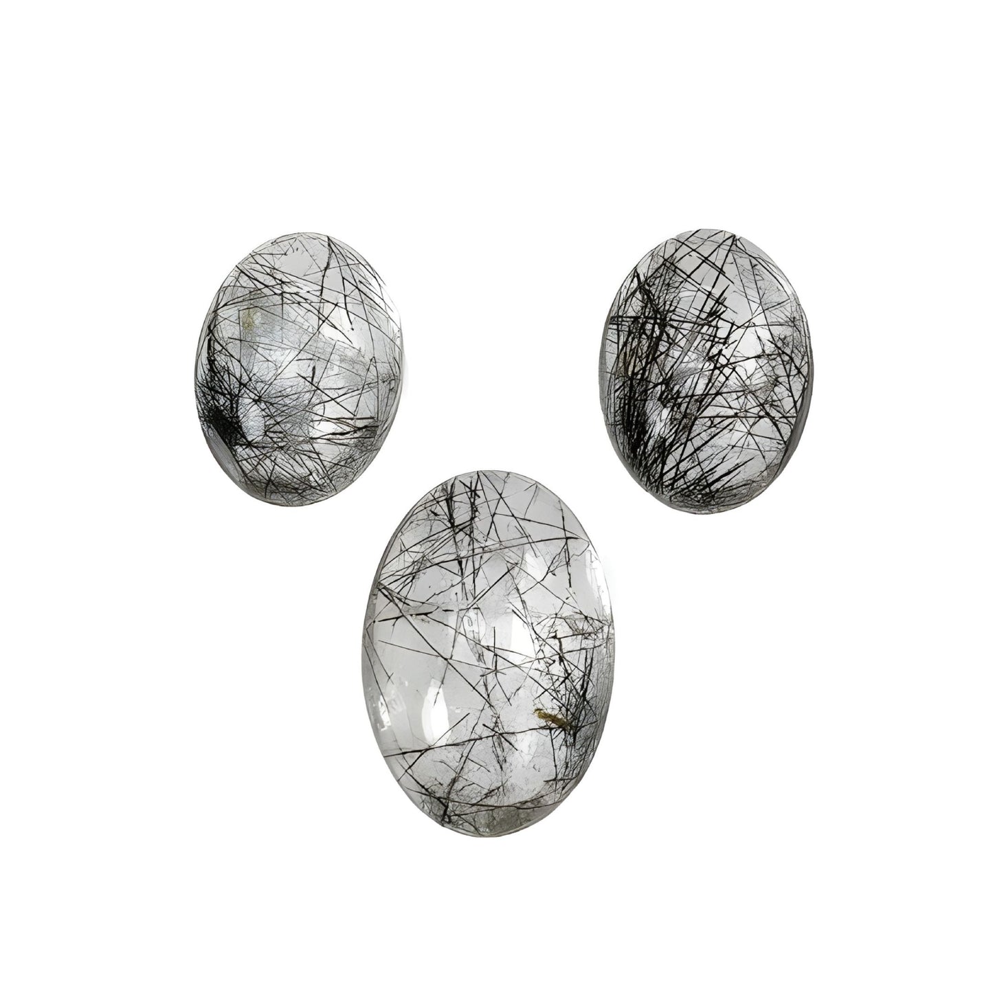 Rutile Quartz Oval shape cabochon