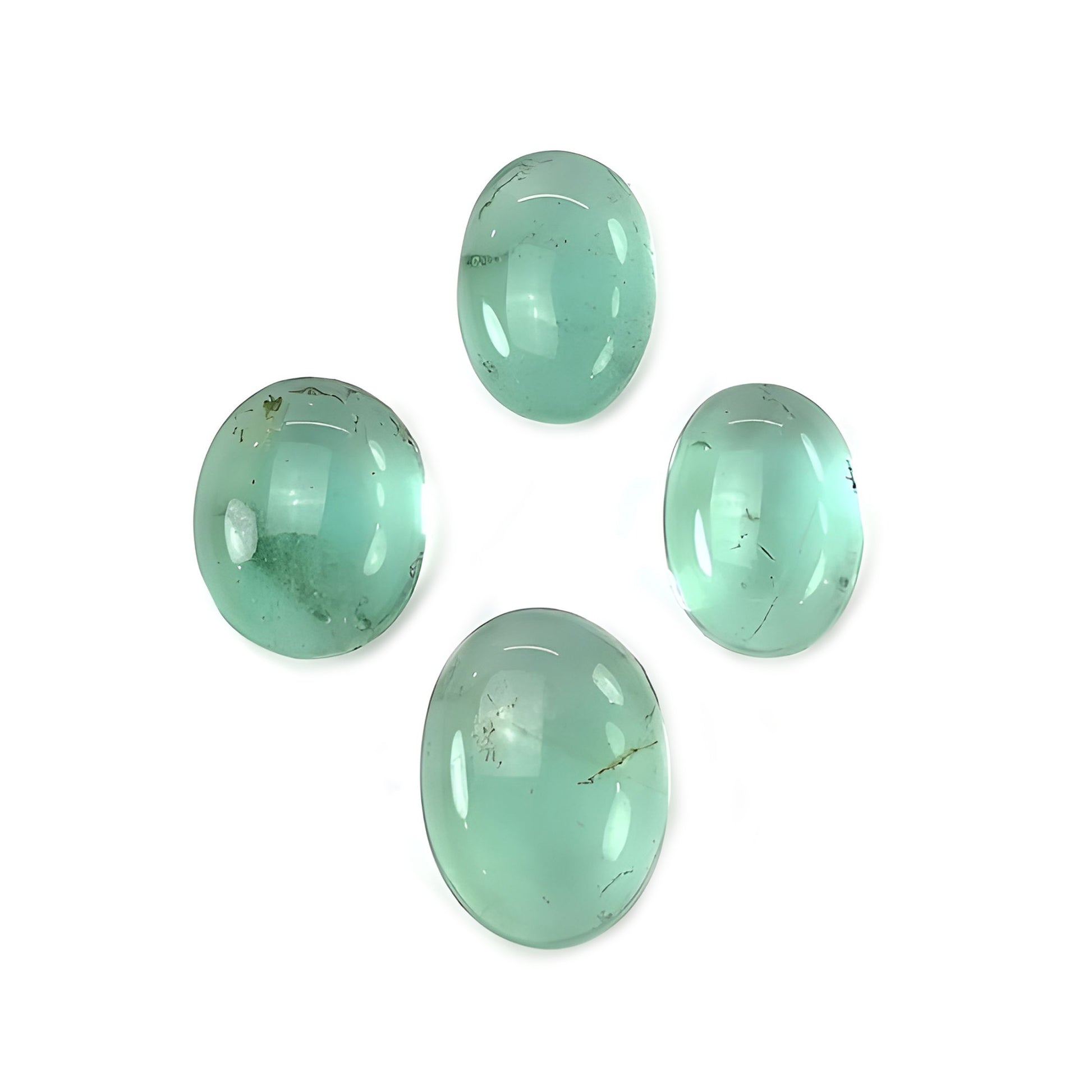 fluorite oval shape cabochon