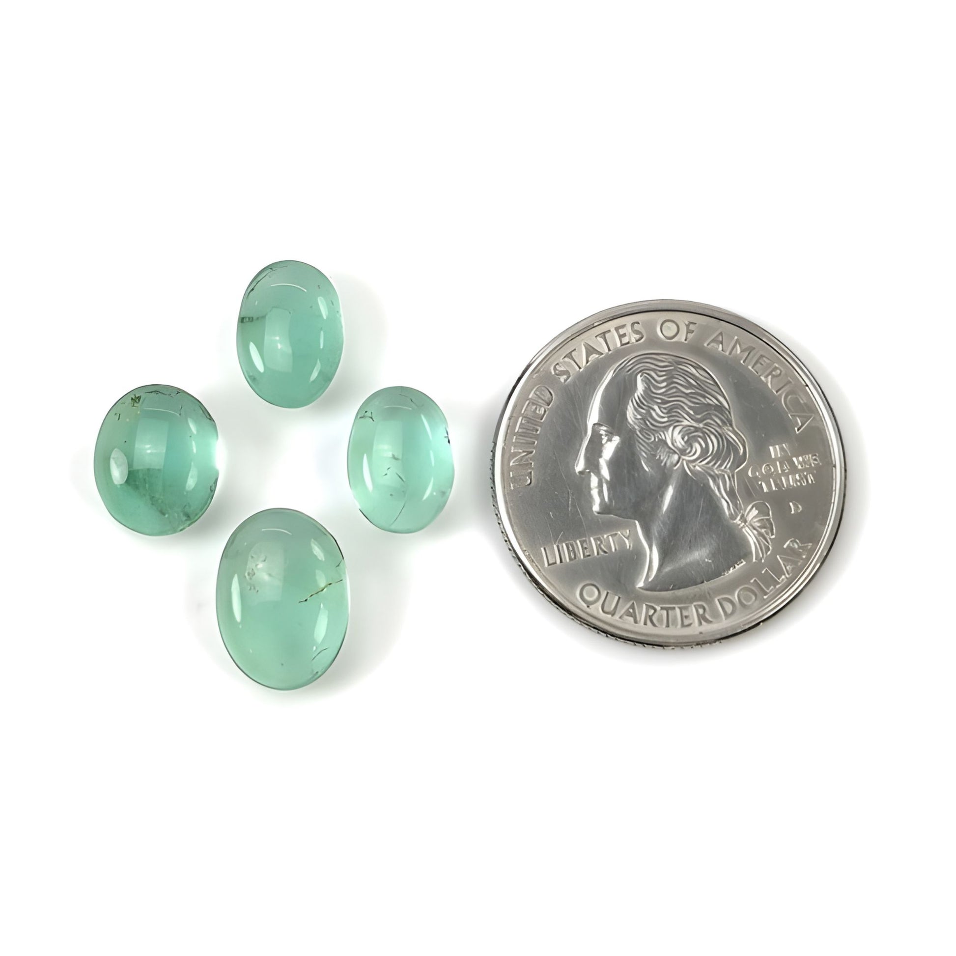 grüner Fluorit für Schmuck