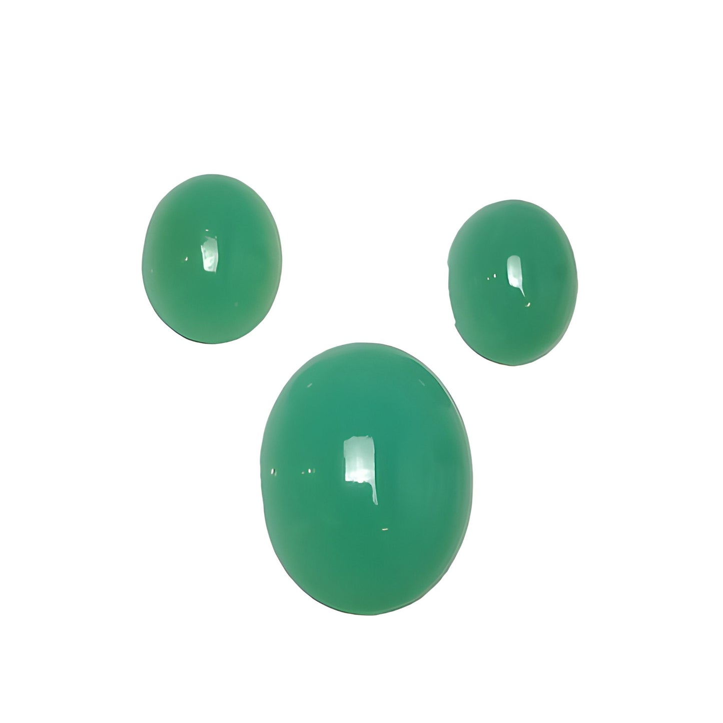 Chrysoprase  Oval Shape Cabochon