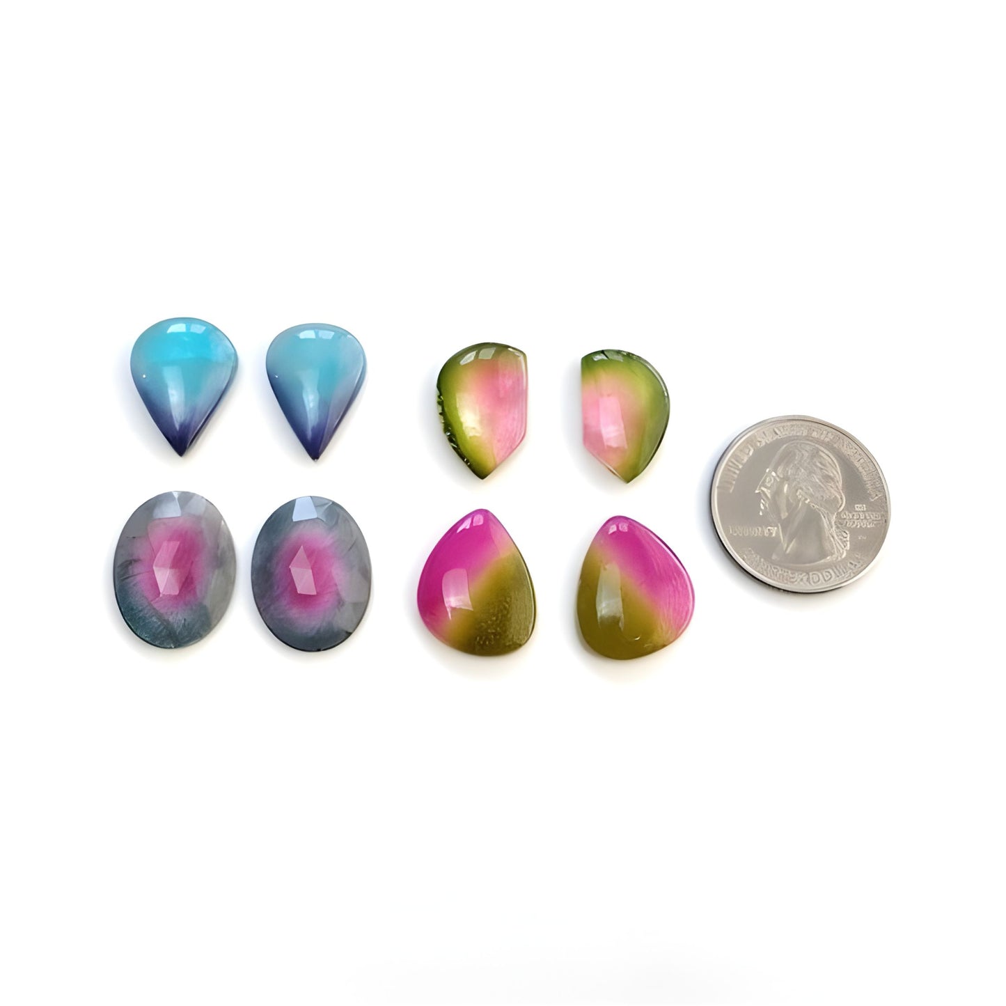 Doppietto di quarzo per gioielli