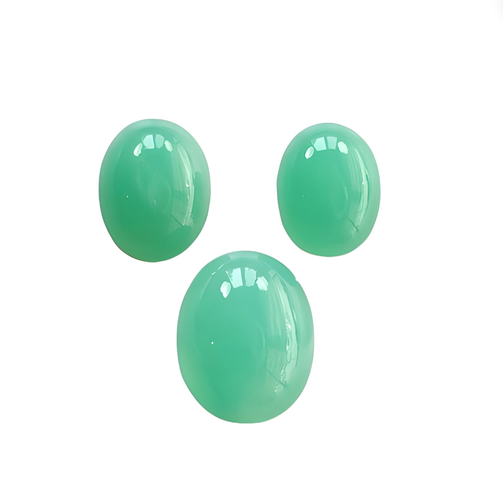 Chrysoprase Oval Shape Cabochon