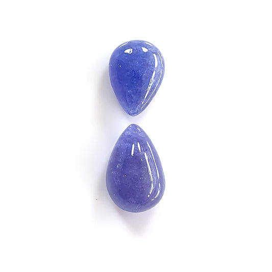 tanzanite pear shape cabochon