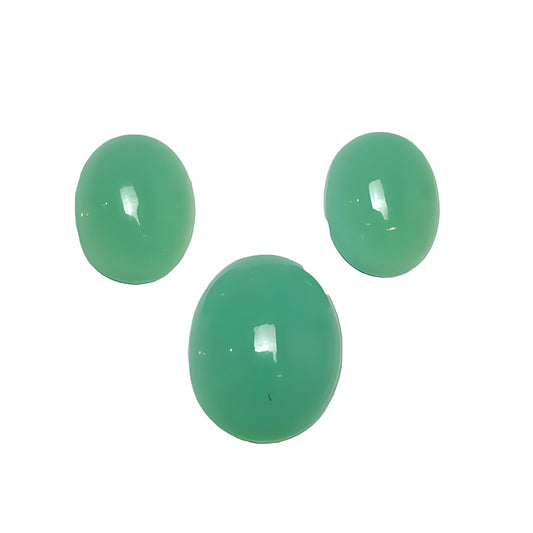 Chrysoprase Oval Shape Cabochon