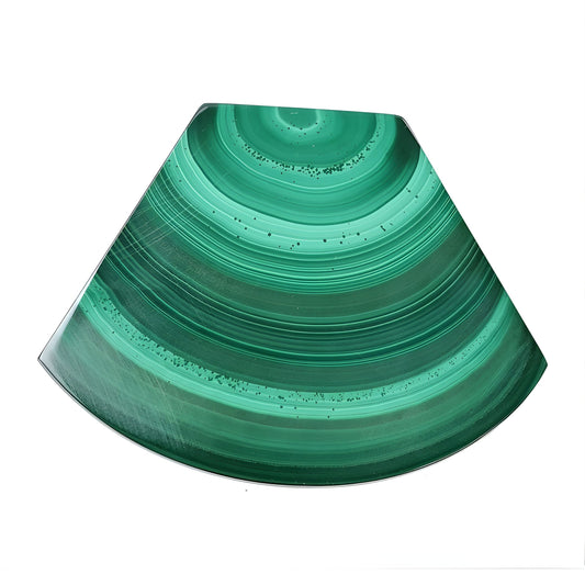 malachite flat slices gemstone