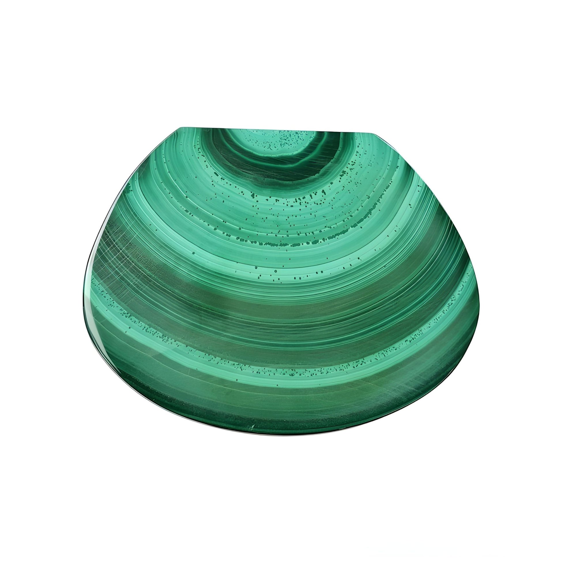 malachite flat slices gemstone
