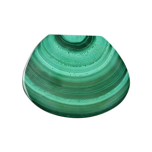 malachite flat slices gemstone