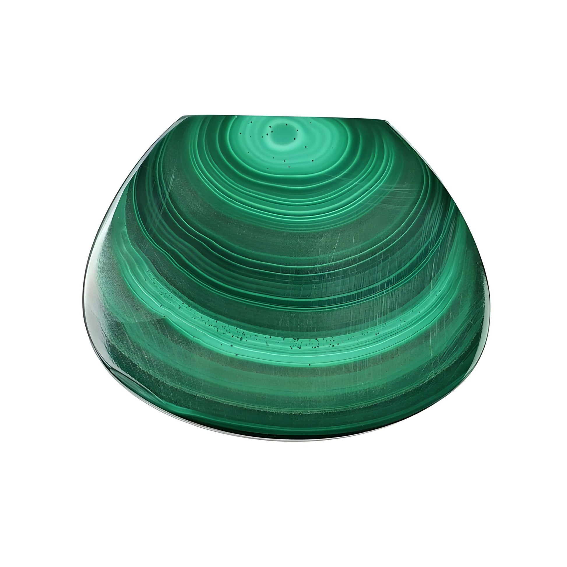 malachite flat slices gemstone