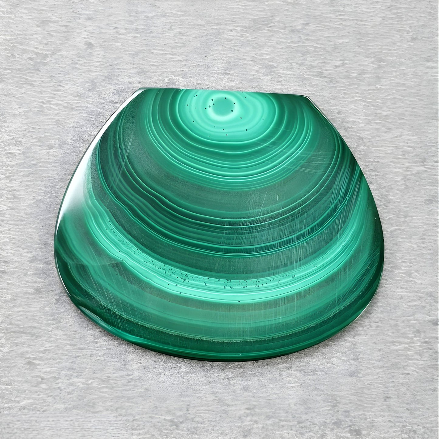 fette piatte di malachite