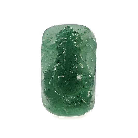 Idolo di Ganesha in quarzo naturale