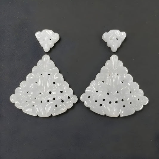 Pietra preziosa di pietra di luna bianca