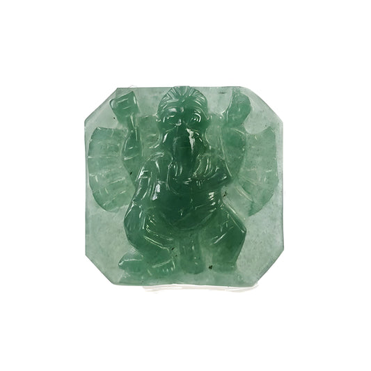 Idole de Ganesha en pierre de quartz
