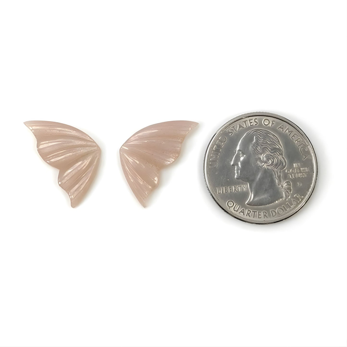 حجر القمر حجر كريم فراشة