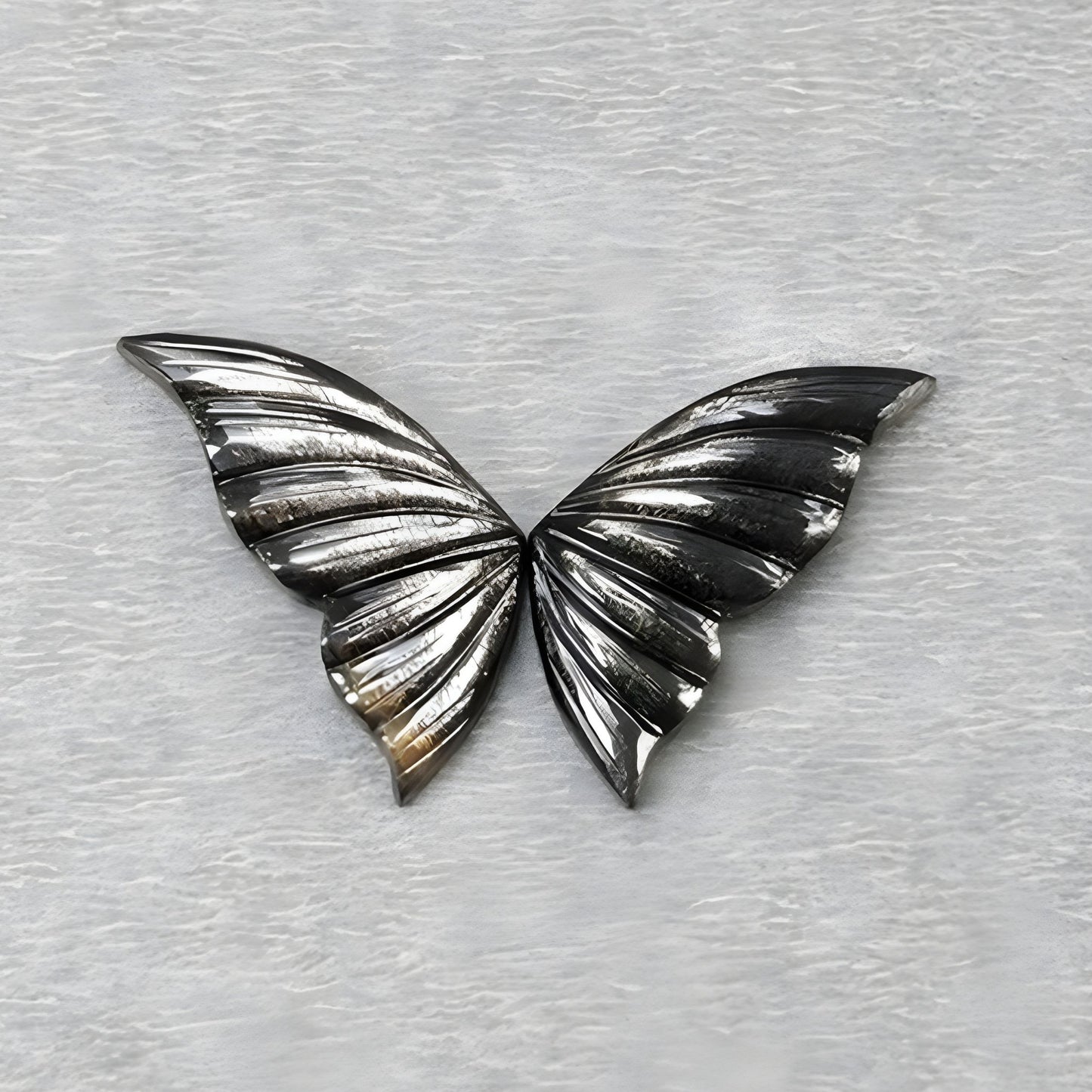 Moonstone Gemstone Butterlfy Carving