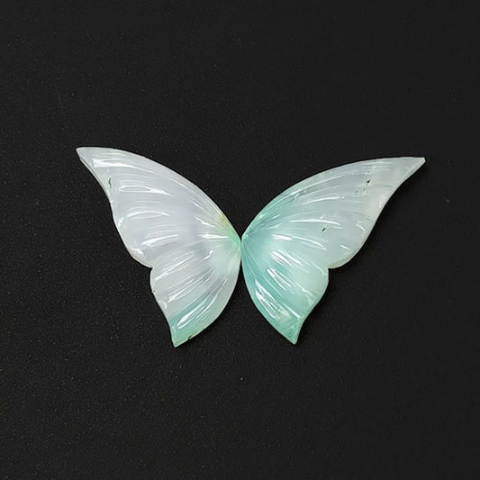 Chrysoprase Butterfly Carving