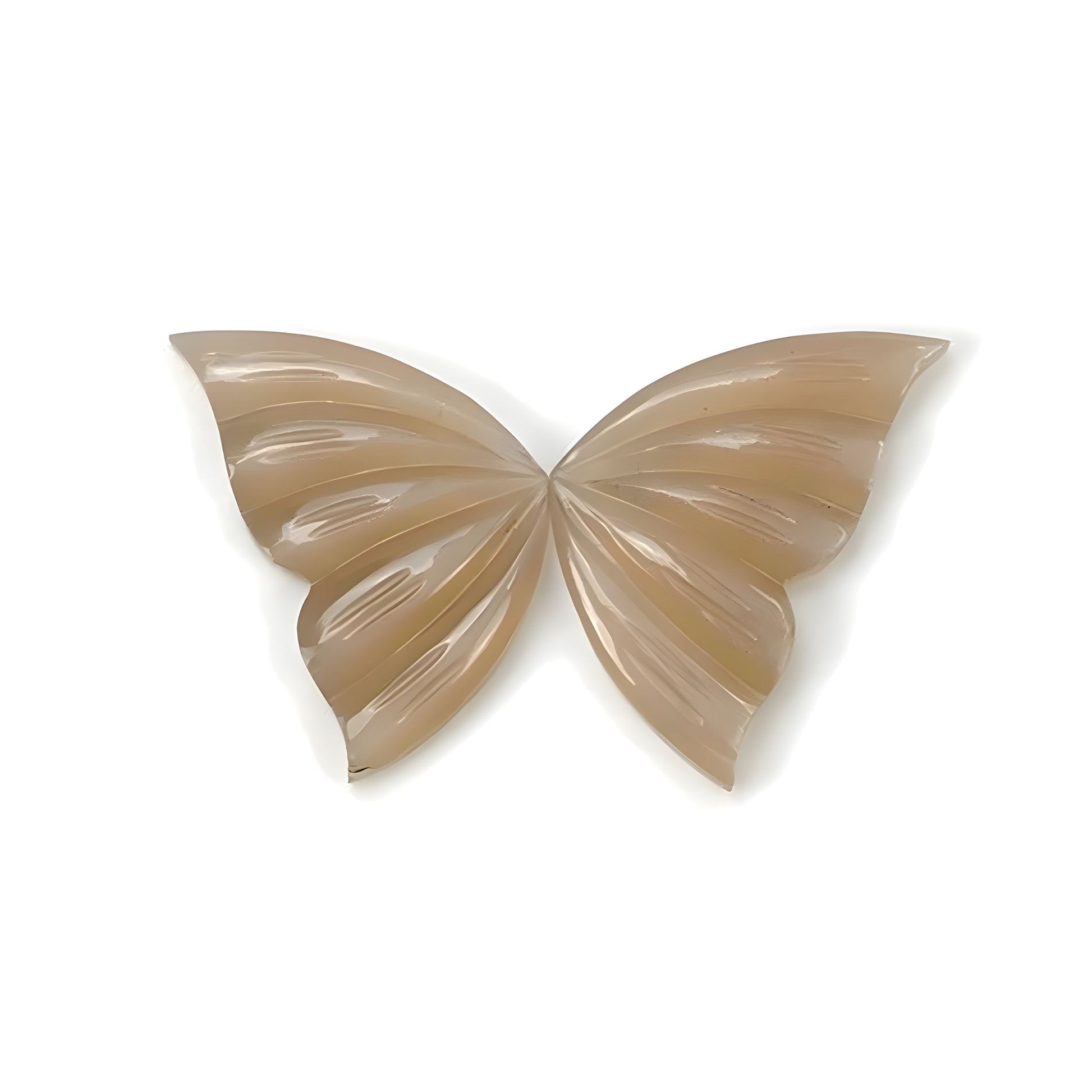 moontone butterfly shape carving