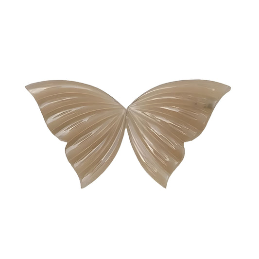 moonstone butterfly shape carving