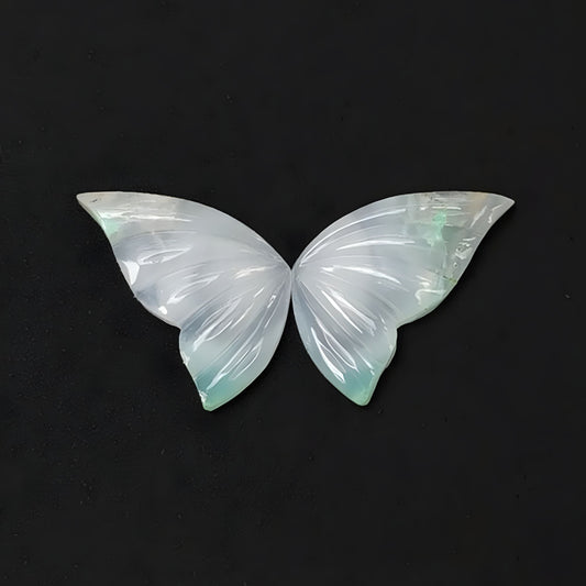 Chrysoprase Butterfly carving