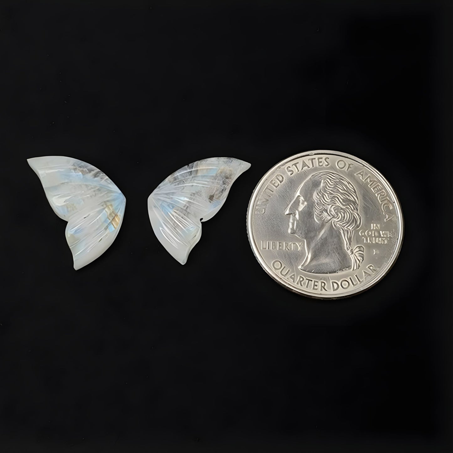 Pierre de lune arc-en-ciel pour bijoux